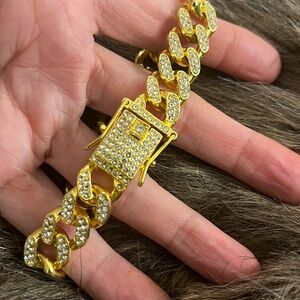 Gold and Silver Chain Bracelet